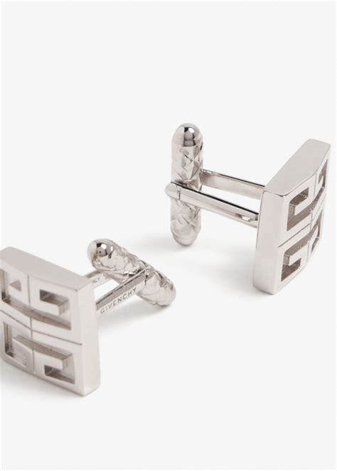 4G cufflinks in metal 